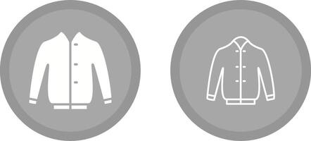 icono de vector de chaqueta elegante