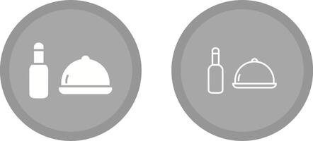 Food and Beer Vector Icon