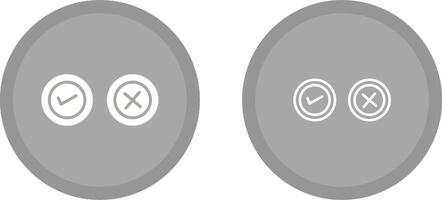 Yes No Option Vector Icon