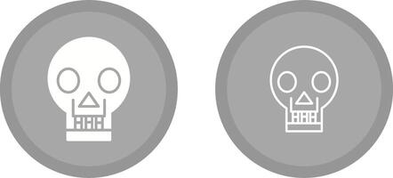 Skull X ray Vector Icon