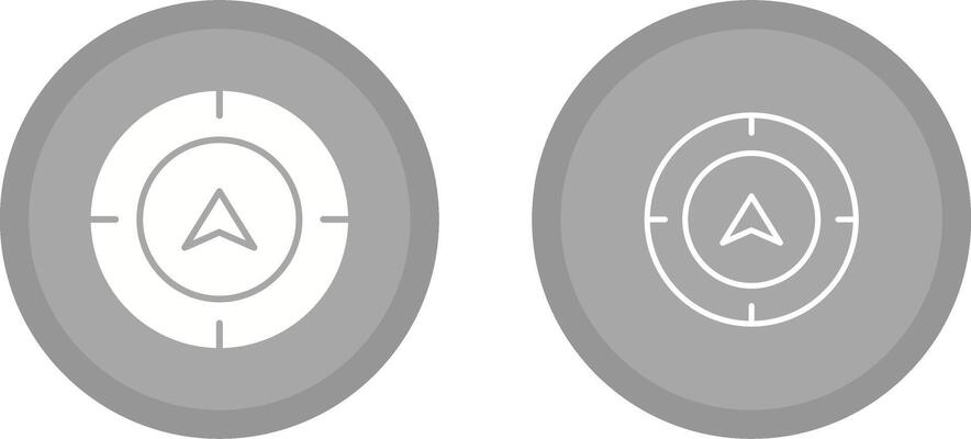Directional Compass Vector Icon