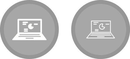 Online Stats Vector Icon