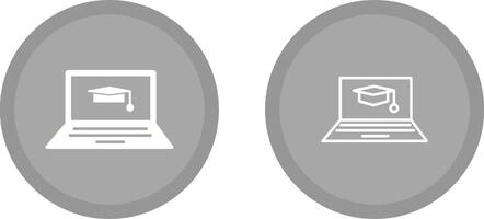 Online Degree Vector Icon