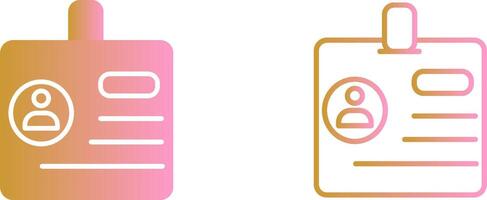 Identification Vector Icon