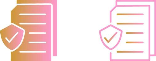 Secure Document Vector Icon