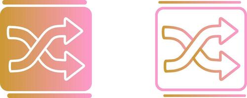 Shuffle Vector Icon