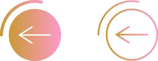 Back Button Vector Icon