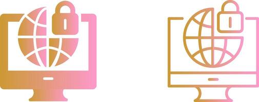 Internet Security Vector Icon