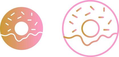 icono de vector de donut