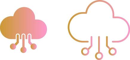 Cloud Computing Vector Icon