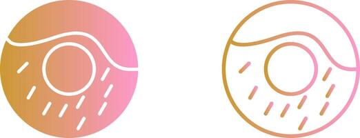 Cream Doughnut Vector Icon
