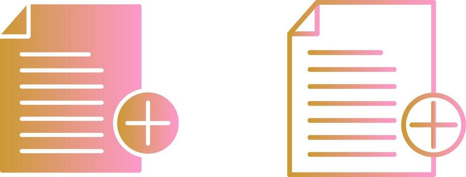 agregar notas vector icono