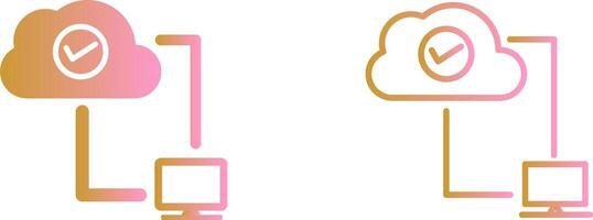 Cloud Connections Vector Icon
