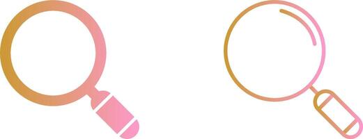 icono de vector de lupa