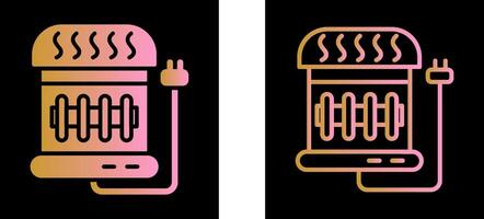 Electric Heater Vector Icon