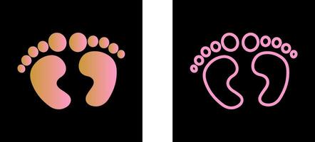 Feet Vector Icon