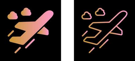 Flight Takeoff Vector Icon