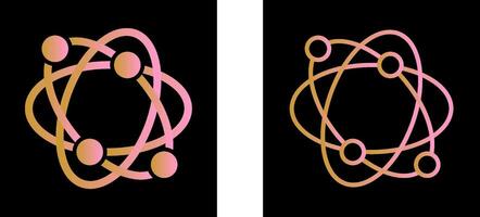 Atomic Structure Vector Icon