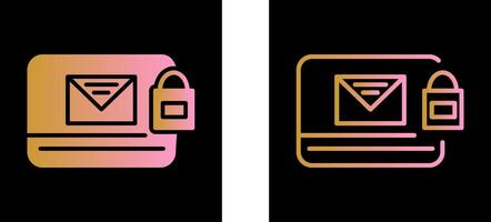 Locked Mail Vector Icon