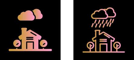 Rain Vector Icon