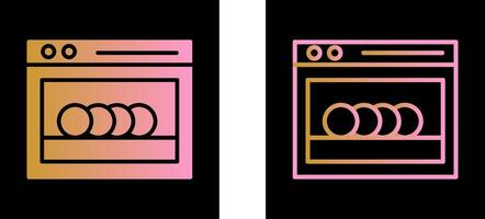 Dishwasher Vector Icon