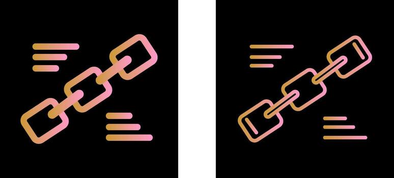 icono de vector de hipervínculo