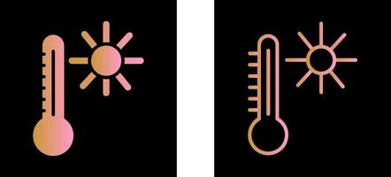 icono de vector de temperatura