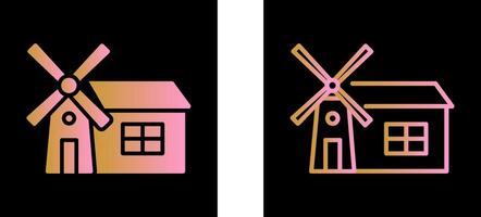 Windmill Vector Icon