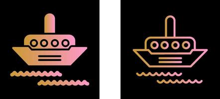 Steamship Vector Icon