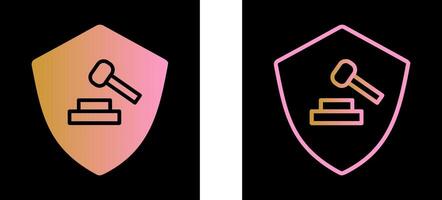 icono de vector de escudo