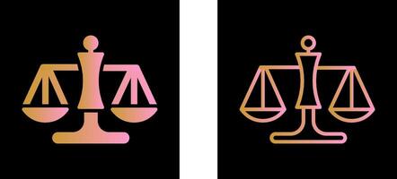 Justice Scale Vector Icon