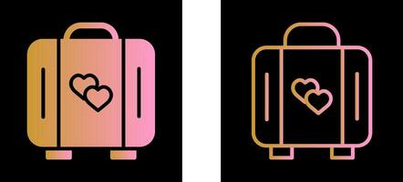 Lover Suitcase Vector Icon