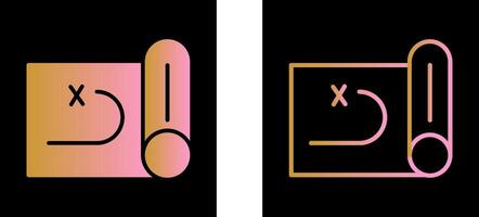 Treasure Map Vector Icon