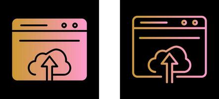 Upload Web Vector Icon