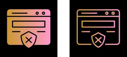 Unprotected Website Vector Icon