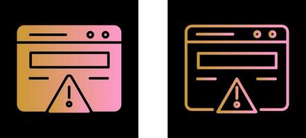Web Error Vector Icon