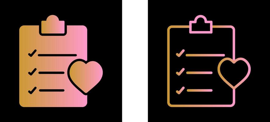 Wishlist Vector Icon