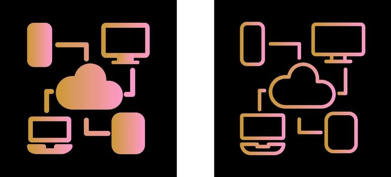 Cloud Computing Vector Icon