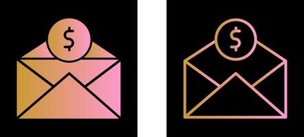 Mail Coin Vector Icon