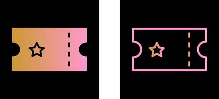 Ticket Vector Icon