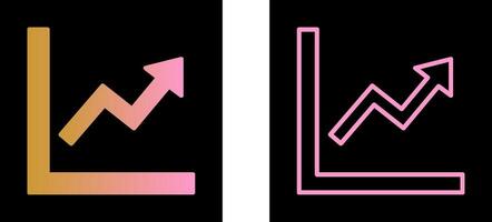 Graph Up Vector Icon