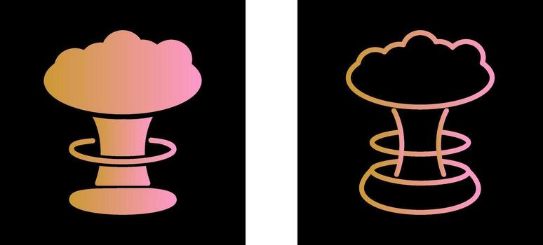 icono de vector de explosión