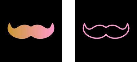 Bigote ii vector icono