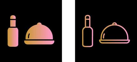 Food and Beer Vector Icon