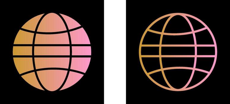 icono de vector de globo