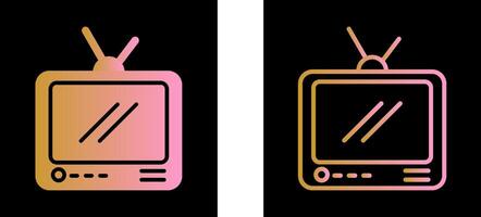 Television Broadcast Vector Icon