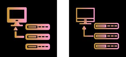 icono de vector de base de datos