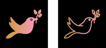 Cute Bird Vector Icon