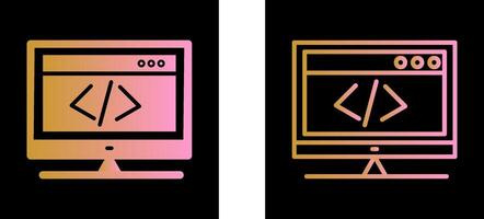 HTML Coding Vector Icon