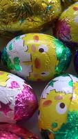 verticale video di Pasqua uova come sfondo